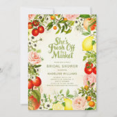 Invitation Fraîchement de la Fête des mariées du marché des a (Devant)