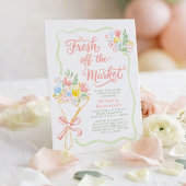 Invitation Fraîchement débarqué sur le marché Élégante garden