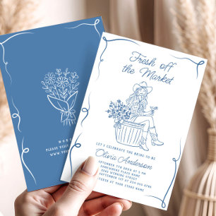 Invitation Fraîchement funky hors de la Fête des mariées du m