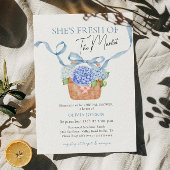 Invitation Fraîchement Hors Du Marché Bleu Fête des mariées H