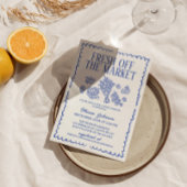 Invitation Fraîchement Hors Fête des mariées Du Marché, Le Ma