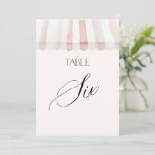 Invitation Fraîchement sur la table du marché numéro six (Debout devant)