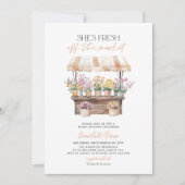 Invitation Fraîcheur de la Fête des mariées du marché (Devant)