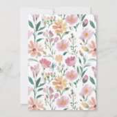 Invitation Fraîcheur de la Fête des mariées du marché (Dos)