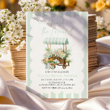 Frais débarqué du Marché Fleur Chariot Enterrement
