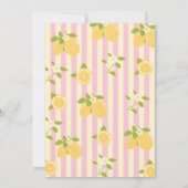 Invitation Frais Seize Citrons 16e Anniversaire (Dos)