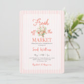 Invitation Frais Sorti du Marché : Cérémonie de Mariage (Debout devant)