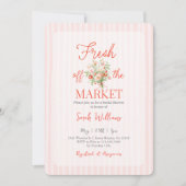 Invitation Frais Sorti du Marché : Cérémonie de Mariage (Devant)