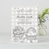 Invitation Frais Sorti du Marché Fête de Mariage (Debout devant)