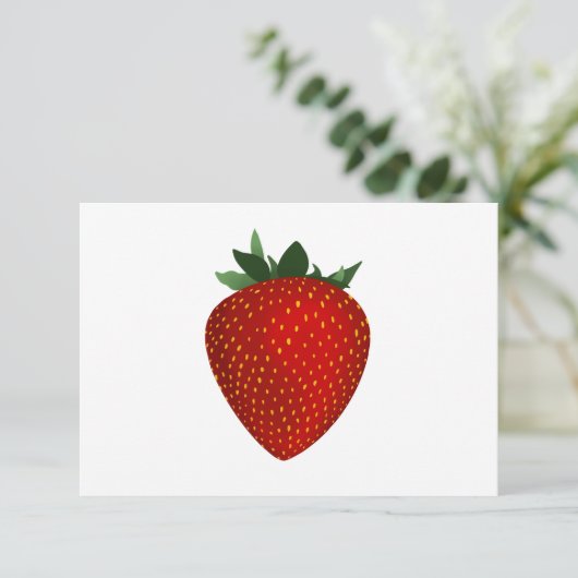 invitation fraise (Debout devant)