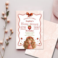 Fraise 1er anniversaire | Berry Happy Theme