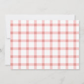 Invitation Fraise 1er anniversaire Berry Première photo Anniv (Dos)