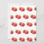 Invitation Fraise 1er anniversaire Berry Sweet (Dos)