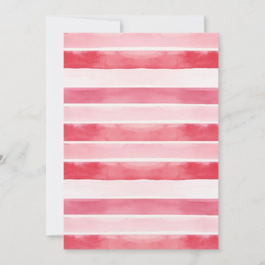 Invitation Fraise 1er Anniversaire Fête Berry Première Fille (Dos)