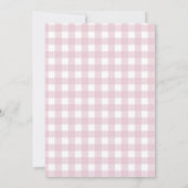 Invitation Fraise Berry Fille premier anniversaire| Berry Swe (Dos)