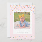 Invitation Fraise Cake Anniversaire (Dos)