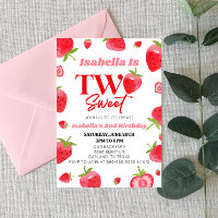 Fraise deux rose doux rouge 2e fête d'anniversaire