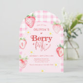 Invitation Fraise Faisy Berry Première photo Arche Anniversai (Debout devant)