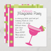 Invitation Fraise Margarita (Devant / Derrière)