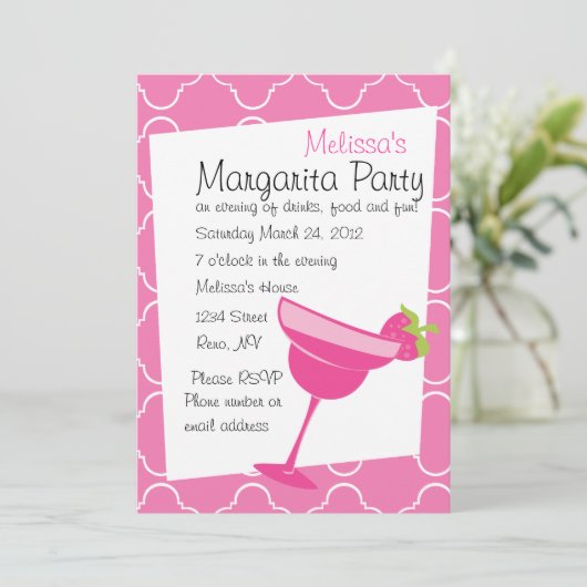 Invitation Fraise Margarita (Debout devant)