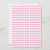 Invitation Fraise rose et rouge Berry Premier anniversaire (Dos)