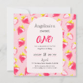 Invitation Fraise Sucrée (Devant)