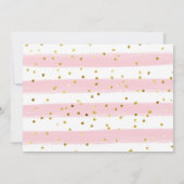 Invitation Fraise Sweet One First Birthday avec photo (Dos)