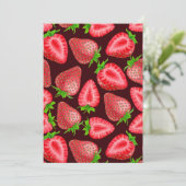 Invitation Fraises (Debout devant)