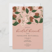Invitation Fraises Bridal Brunch Douche (Devant)