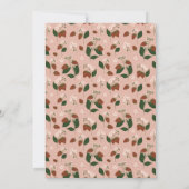 Invitation Fraises Couples Mariage Brunch Douche (Dos)