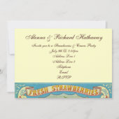 Invitation Fraises & Cream Party (Dos)