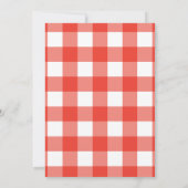 Invitation Fraises et Berry d'ours 1er anniversaire Photo (Dos)