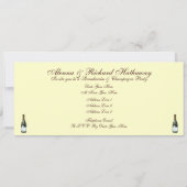 Invitation Fraises et Champagne Party (Dos)