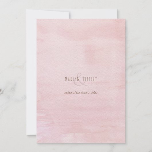 Invitation Fraises et fleurs des prés mariage (Dos)