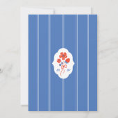 Invitation Fraises, Myrtilles & Fleurs Douces (Dos)