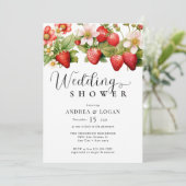 Invitation Framboise | Wedding shower aquarelle (Debout devant)