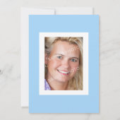 Invitation Frame en tuiles méditerranéennes 30e anniversaire  (Dos)