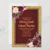 Invitation Frame or rose de Bourgogne (Devant)