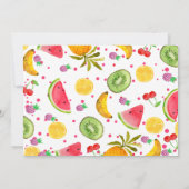 Invitation Frame Photo Deux tti Frutti 2e anniversaire (Dos)