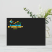 Invitation Franc-maçonnerie (Debout devant)