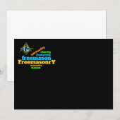 Invitation Franc-maçonnerie (Devant / Derrière)