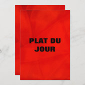 Invitation français (Devant / Derrière)