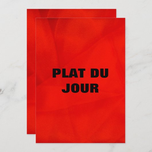 Invitation français (Devant / Derrière)