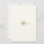 Invitation Français Romance Mariage Blush ID870 (Dos)