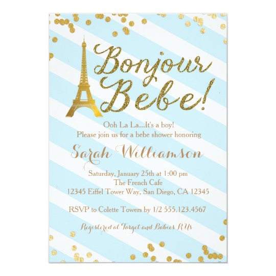 Shower Baby Garcon Texte Invitation Baby Shower