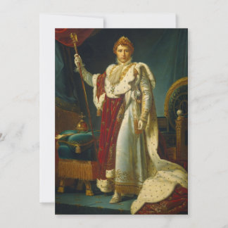 Invitation François Gérard - Portrait de l'empereur Napoléon 