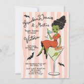 Invitation Franken Weenies & Martinis Fête des mariées d'Hall (Devant)