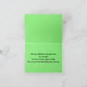 Invitation Frankenstein Monster Bash Halloween Anniversaire (Intérieur)