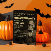 Invitation Frankenstein Monster Vintage Halloween Fête des ad