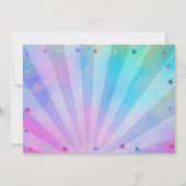 Invitation Frappe bleue pour s'amuser, Bowling avec photo (Dos)